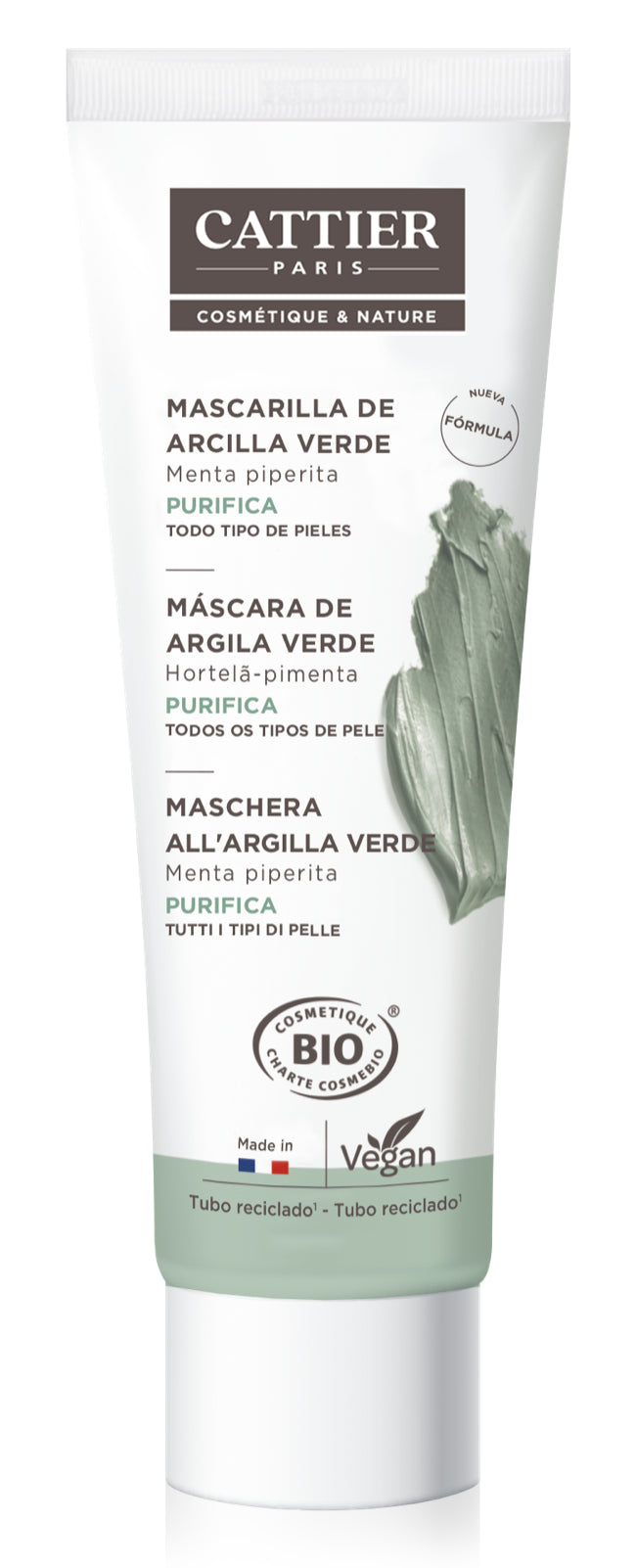Mascarilla de Arcilla Verde · Cattier · 100 ml