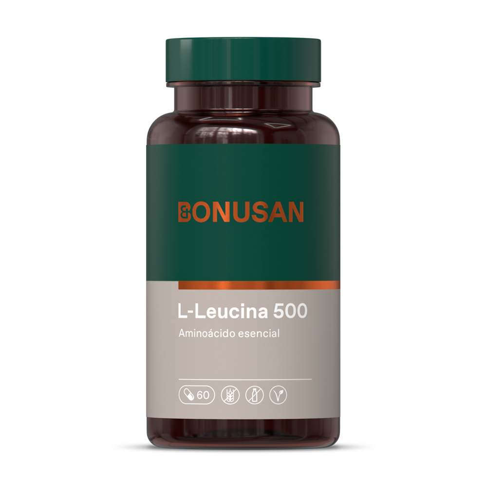 L-Leucina 500 mg · Bonusan · 60 cápsulas