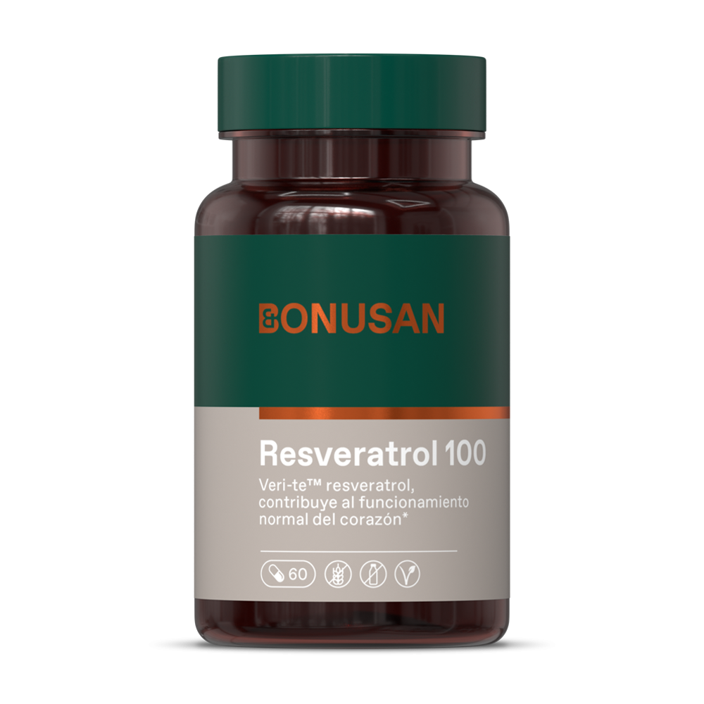 Resveratrol 100 mg · Bonusan · 60 cápsulas