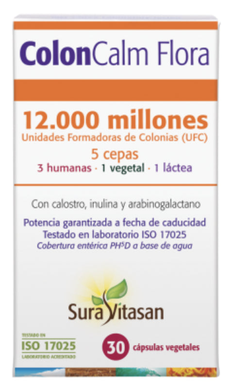 ColonCalm Flora · Sura Vitasan · 30 cápsulas
