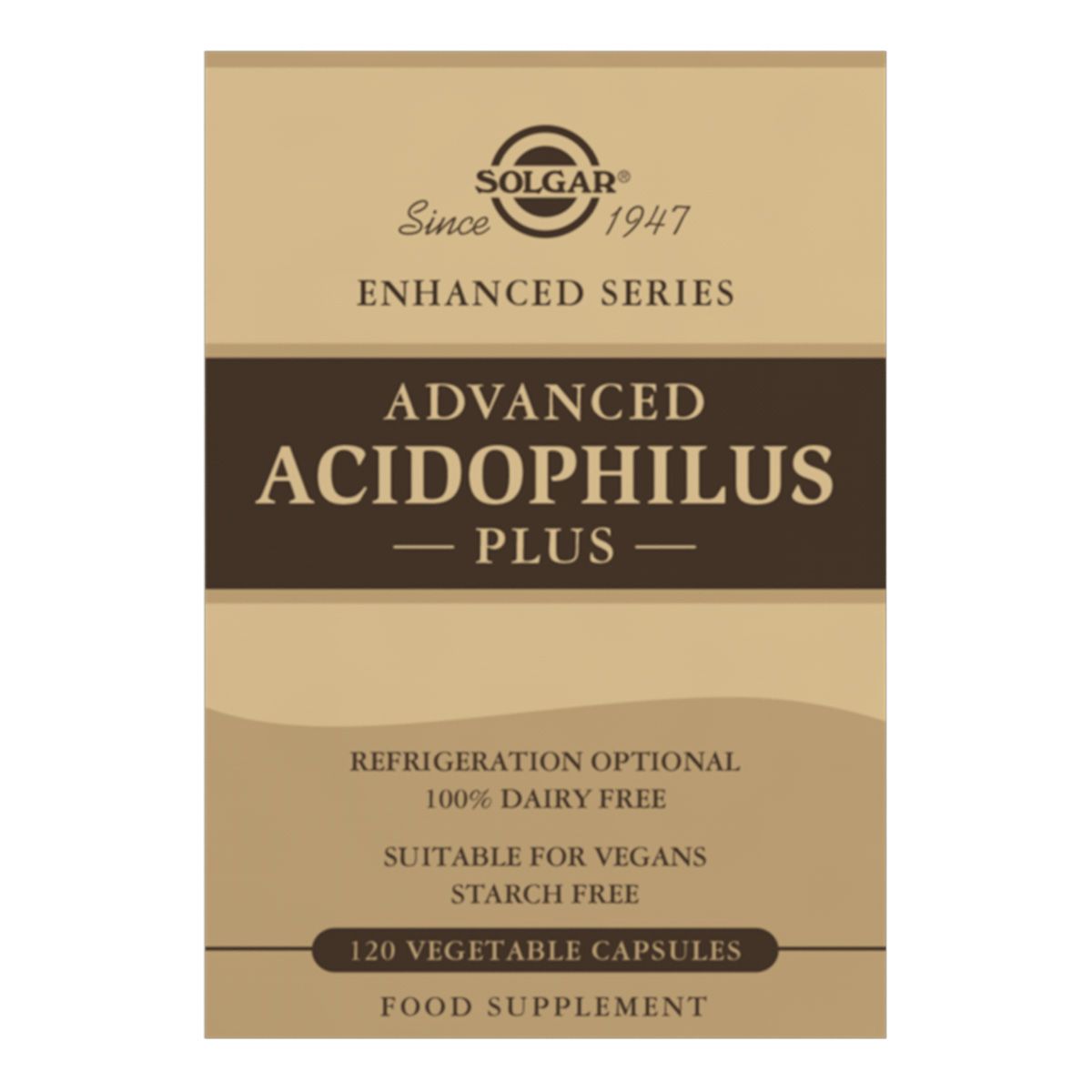 Acidophilus Plus Avanzado · Solgar · 120 cápsulas