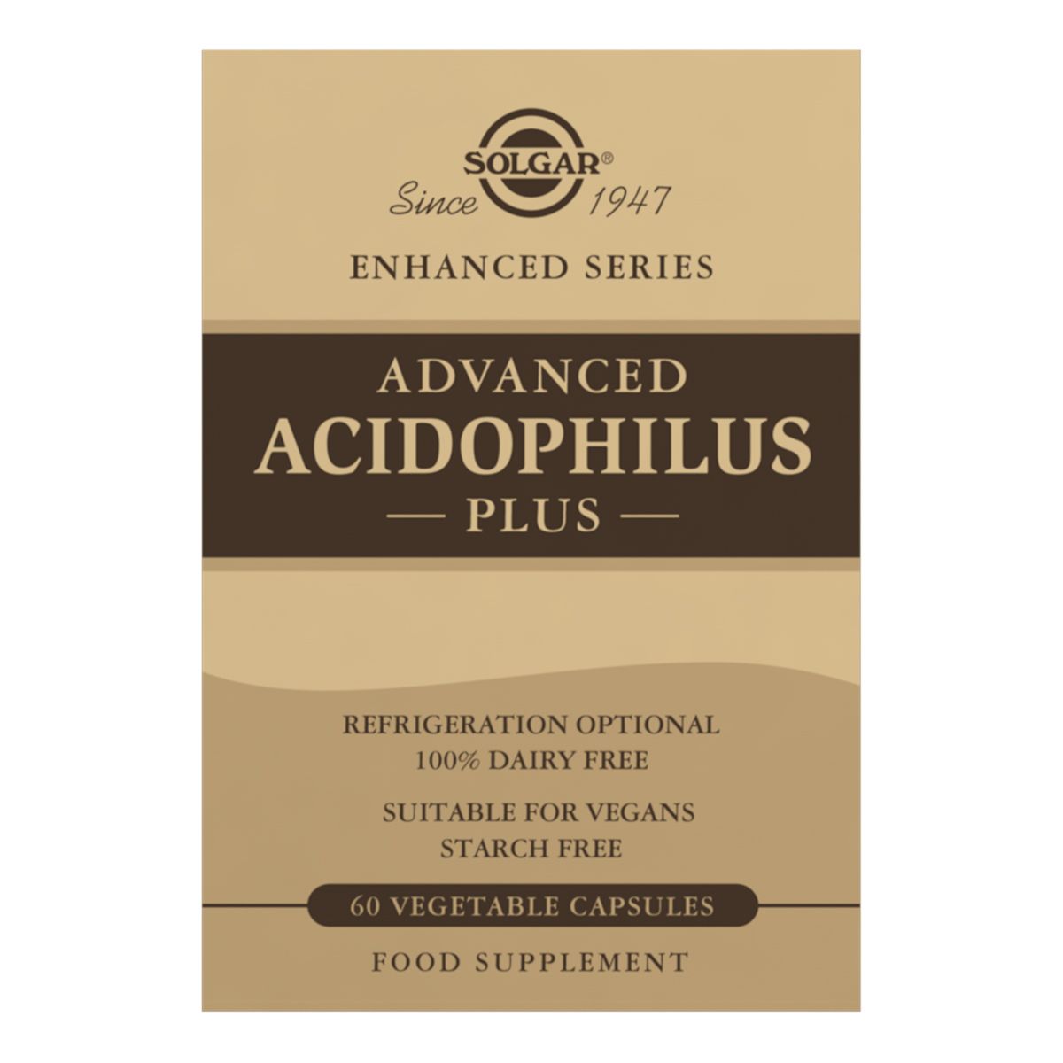 Acidophilus Plus Avanzado · Solgar · 60 cápsulas