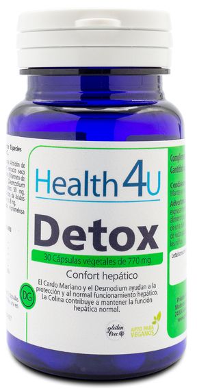 Detox · Health4U · 30 cápsulas