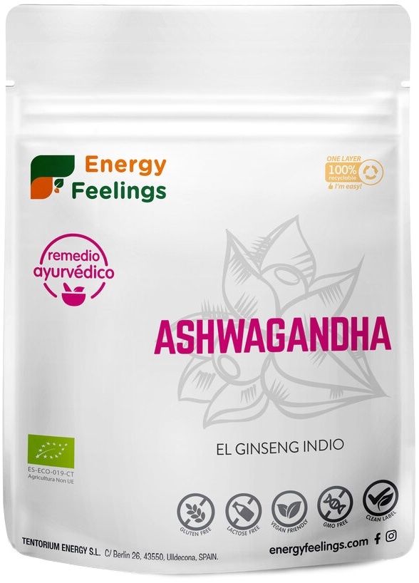 Ashwagandha en Polvo · Energy Feelings · 200 gramos