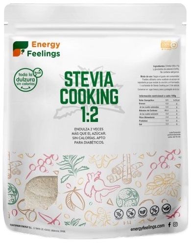 Stevia Cooking 1:2 en Polvo · Energy Feelings · 1 kg