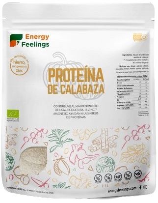 Proteína de Calabaza · Energy Feelings · 500 gramos