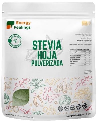 Stevia Hojas Pulverizadas · Energy Feelings · 1 kg