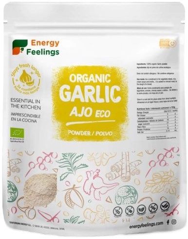 Ajo en Polvo · Energy Feelings · 500 gramos