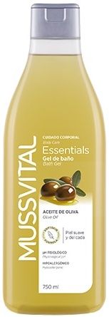 Mussvital Essentials Gel de Baño Aceite de Oliva · Mussvital · 750 ml
