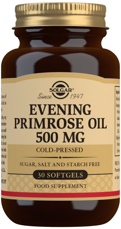 Aceite de Prímula de Rosa 500 mg · Solgar · 30 perlas