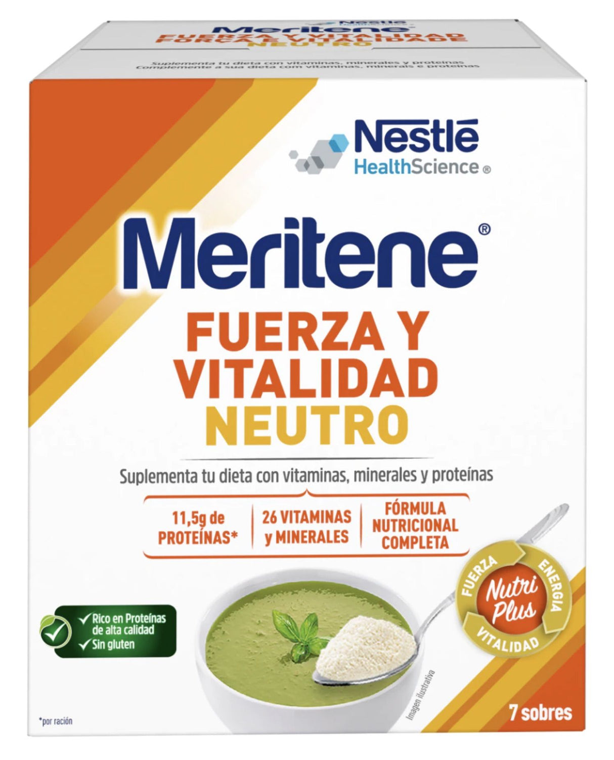 Meritene Fuerza y Vitalidad Neutro · Nestlé · 7 sobres