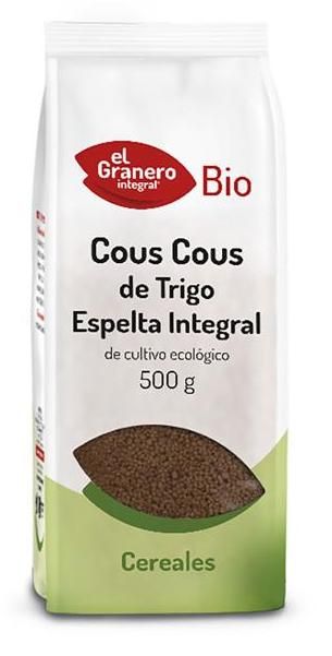 Cous Cous de Trigo Espelta Integral · El Granero Integral · 500 gramos