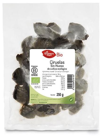 Ciruelas Sin Hueso · El Granero Integral · 250 gramos