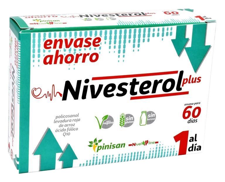 Nivesterol Plus - Envase Ahorro · Pinisan · 60 cápsulas