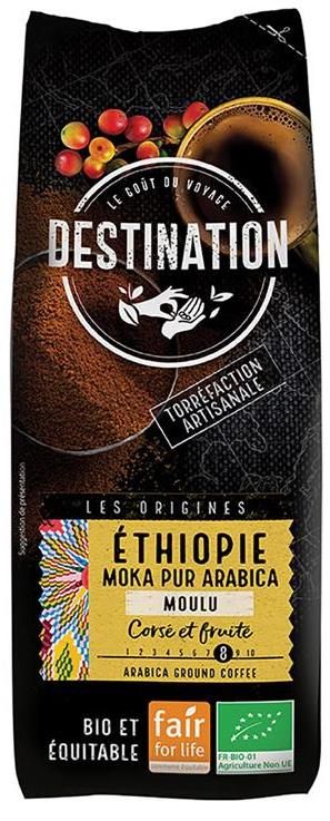 Café Molido Etiopía Moka 100% Arábica · Destination · 250 gramos
