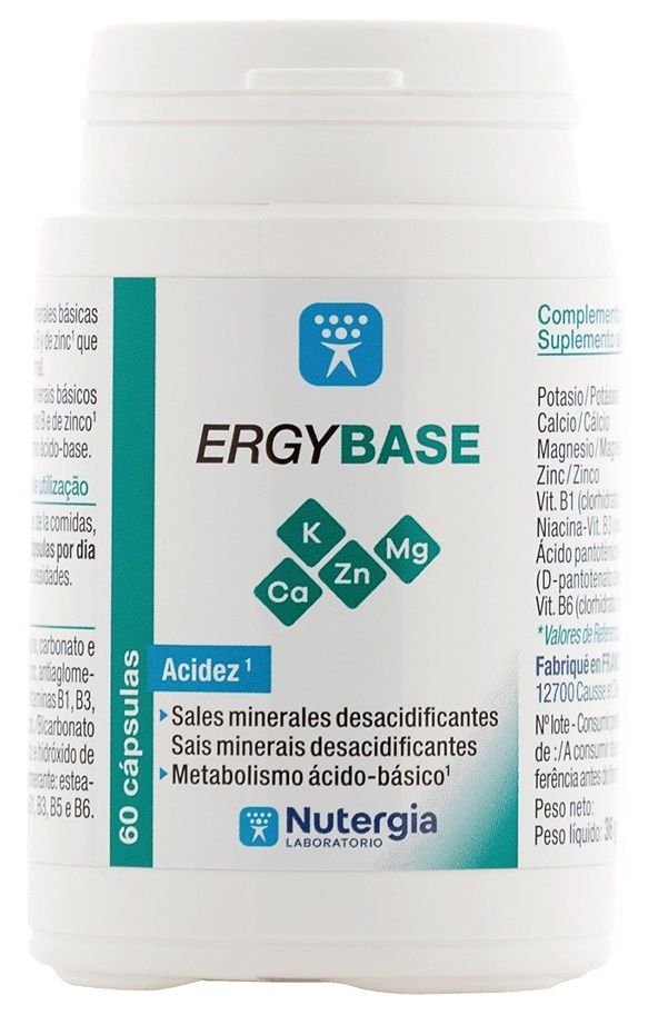 Ergybase · Nutergia · 60 cápsulas