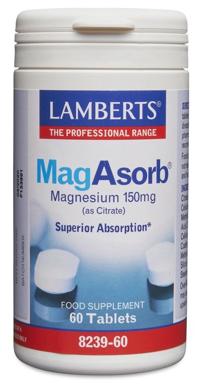 MagAsorb · Lamberts · 60 comprimidos