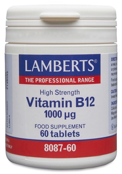 Vitamina B12 1.000 mcg · Lamberts · 60 comprimidos
