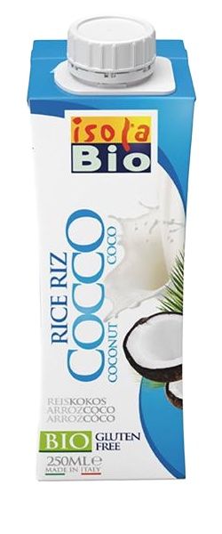 Bebida de Arroz y Coco · Isola Bio · 250 ml