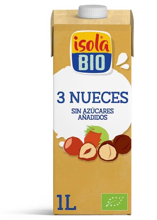 Bebida 3 Nueces · Isola Bio · 1 litro