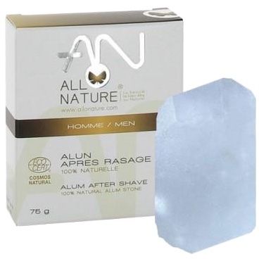 Piedra de Alumbre Aftershave · Allo Nature · 75 gramos