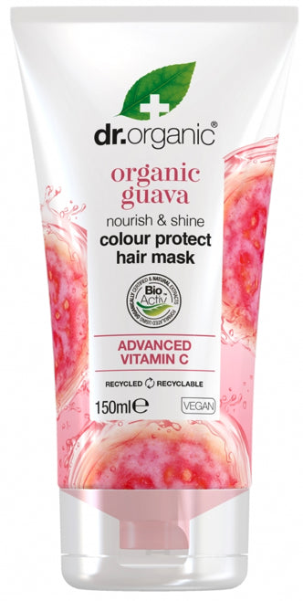 Mascarilla Capilar Protectora de Color de Guayaba · Dr Organic · 150 ml