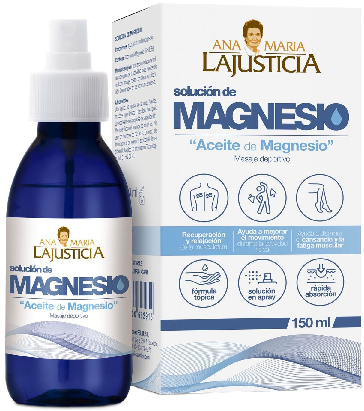 Aceite de Magnesio · Ana María LaJusticia · 150 ml