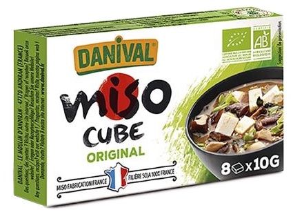 Cubitos de Miso Original Bio · Danival · 8 cubitos