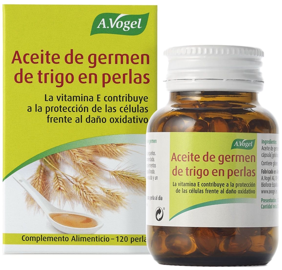 Aceite de Germen de Trigo en Perlas · A.Vogel · 120 perlas