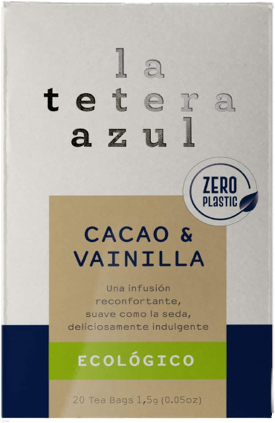 Organic Cacao & Vainilla · La Tetera Azul · 20 filtros