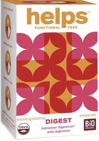 Digest · Helps Functional Teas · 16 filtros