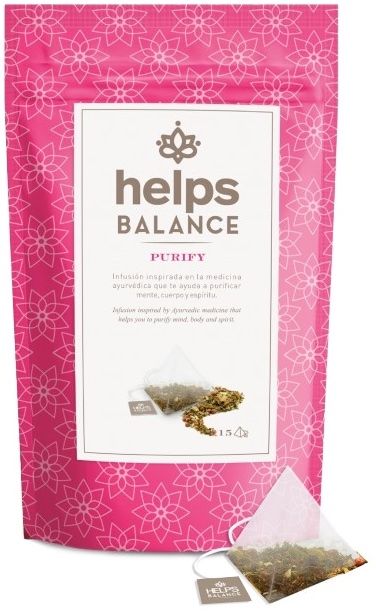 Purify · Helps Balance · 15 pirámides