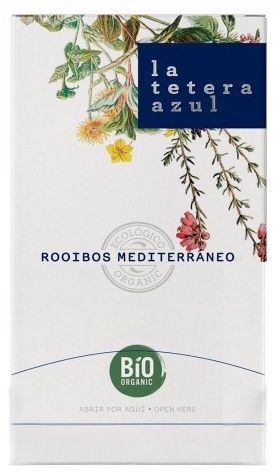 Rooibos Mediterráneo Eco · La Tetera Azul · 20 pirámides