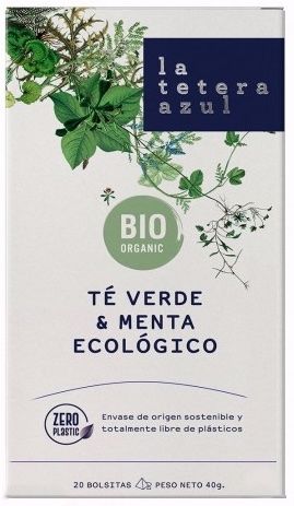 Té Verde & Menta Eco · La Tetera Azul · 20 pirámides