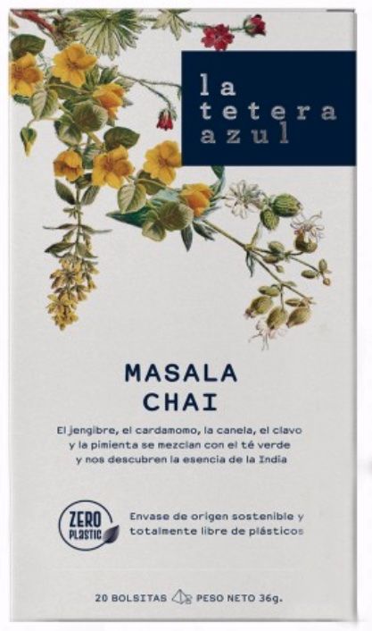 Masala Chai · La Tetera Azul · 20 pirámides