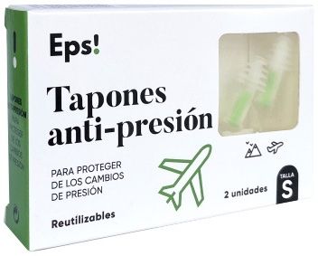 Tapones Antipresión - Talla S · Eps! · 2 unidades