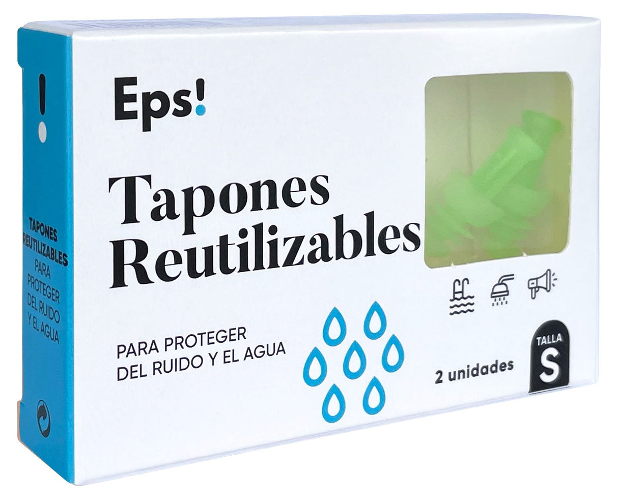 Tapones Reutilizables - Talla S · Eps! · 2 unidades
