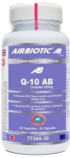 Coenzima Q10 Complex 200 mg · Airbiotic · 30 cápsulas