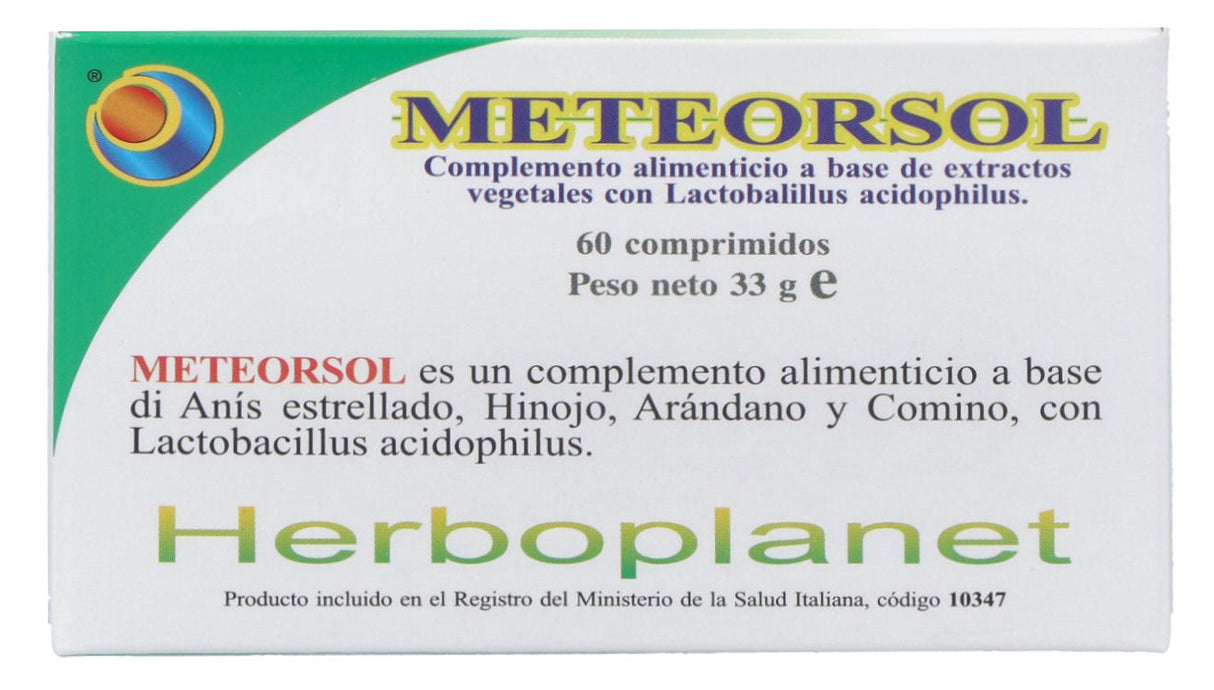 Meteorsol · Herboplanet · 60 comprimidos