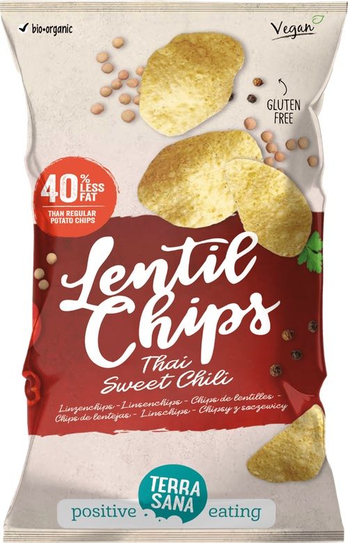 Chips de Lentejas Thai con Chile Dulce · Terrasana · 75 gramos