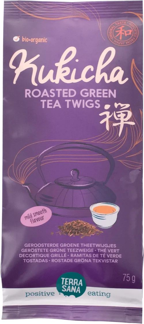 Ramitas de Té Verde Kukicha · Terrasana · 75 gramos