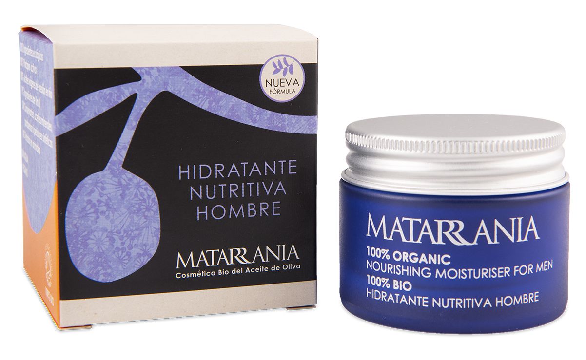 Crema Hidratante Nutritiva Hombre Bio · Matarrania · 30 ml