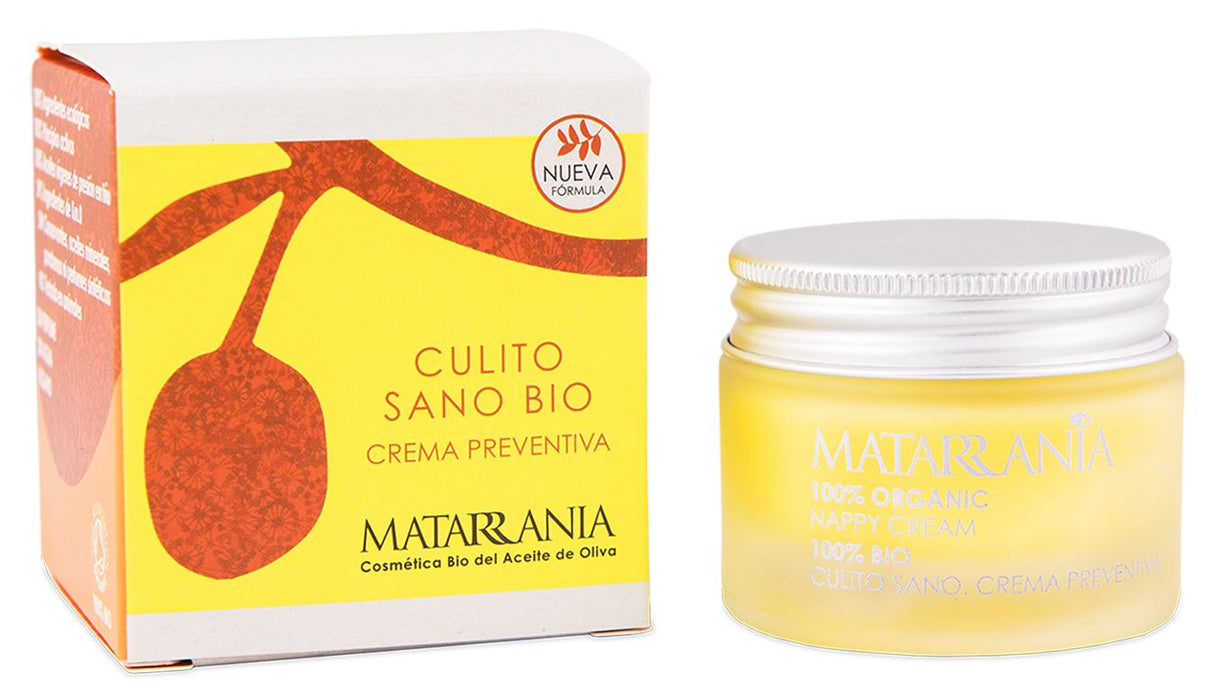 Crema de Pañal Preventiva Culito Sano Bio · Matarrania · 30 ml