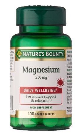 Magnesio 250 mg · Nature's Bounty · 100 comprimidos