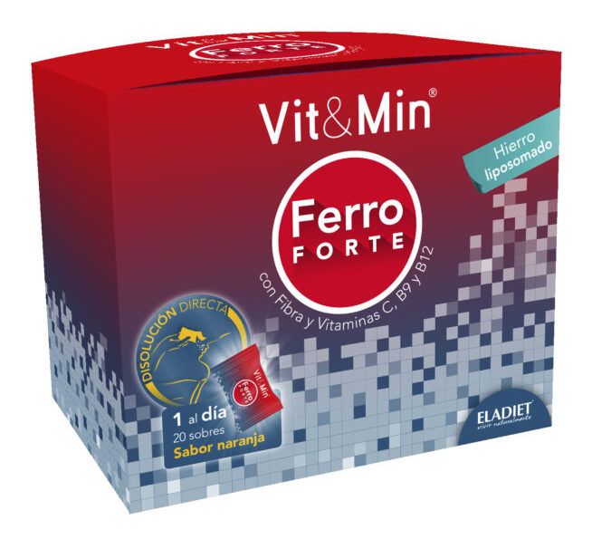 Vit&Min Ferro Forte · Eladiet · 20 sobres