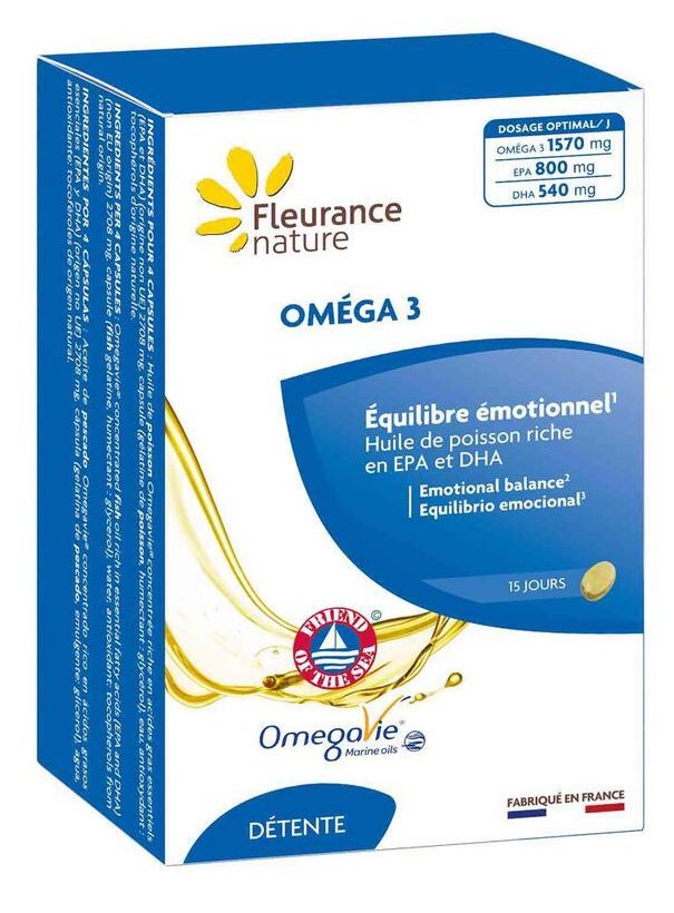 Omega 3 · Fleurance Nature · 60 cápsulas