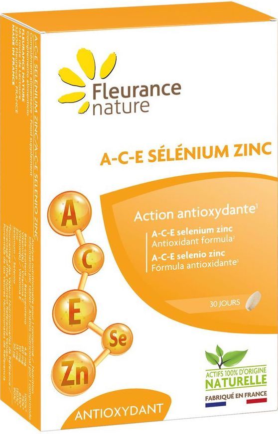 ACE Selenio y Zinc · Fleurance Nature · 30 comprimidos