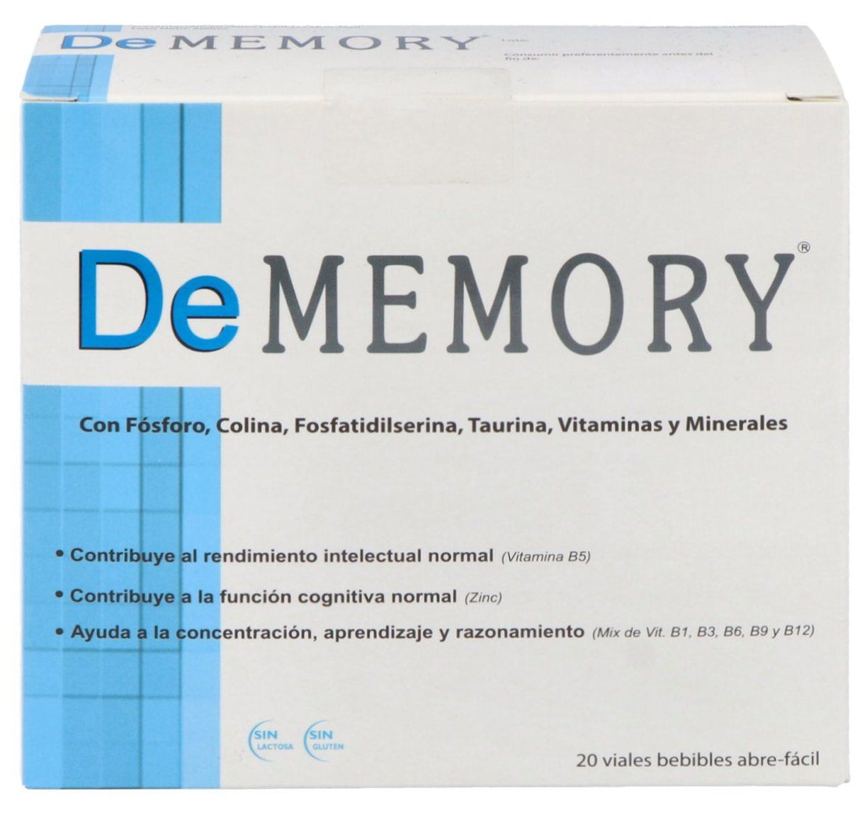 DeMemory · Pharma OTC · 20 ampollas