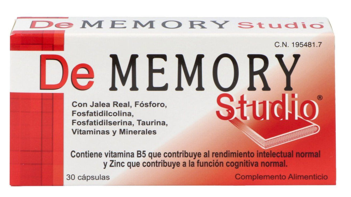 DeMemory Studio · Pharma OTC · 30 cápsulas