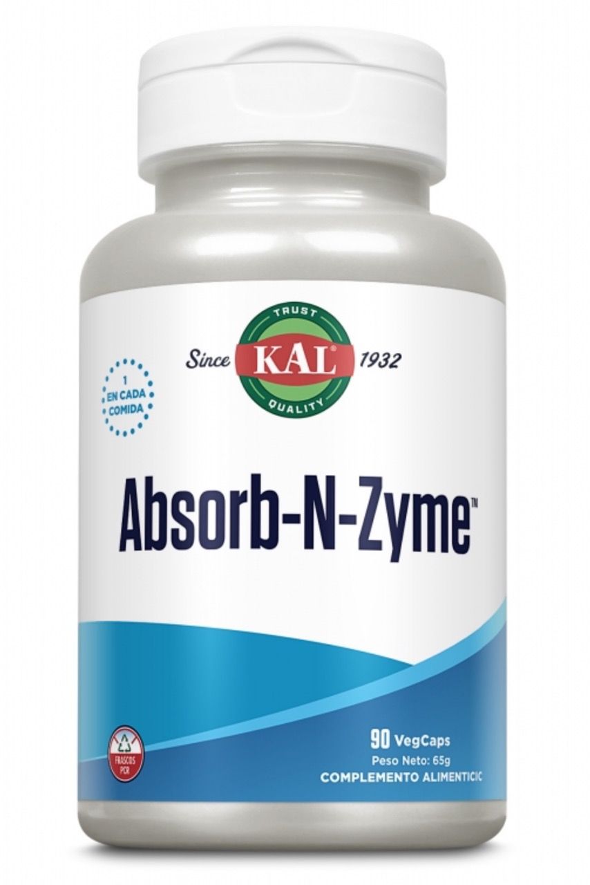 Absorb-N-Zyme · KAL · 90 cápsulas